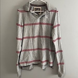 Men’s Large Abercrombie and Fitch striped polo